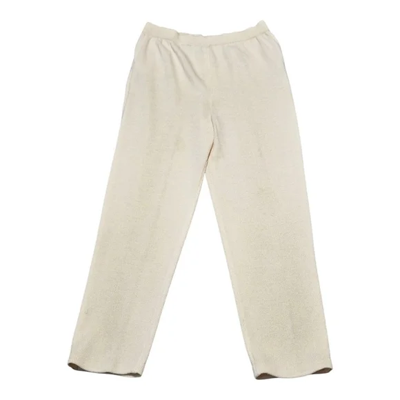 St. John Basics Cream Pants Size 10 - Picture 4 of 12